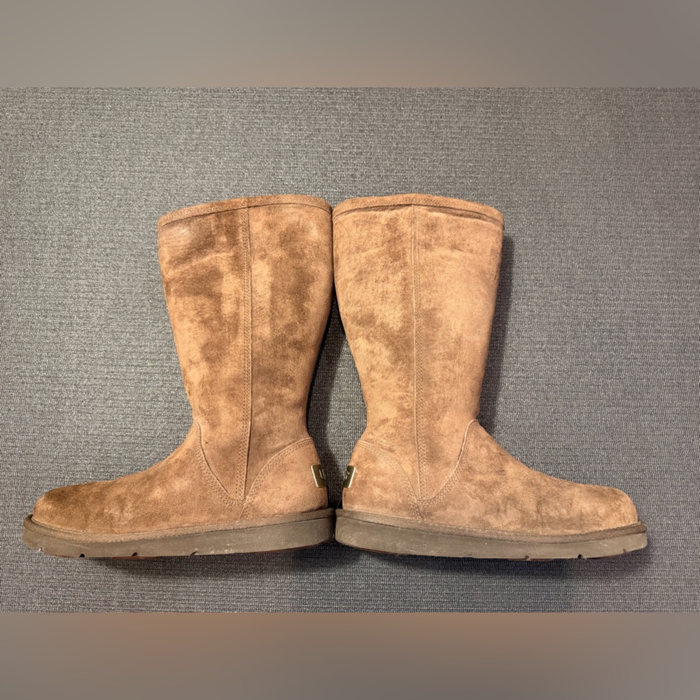 UGG‎ Kenly 1890 Tall Zip Brown Boots Size 7